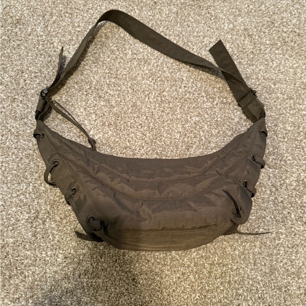 Like new Khaki Lemaire soft game crossbody bag